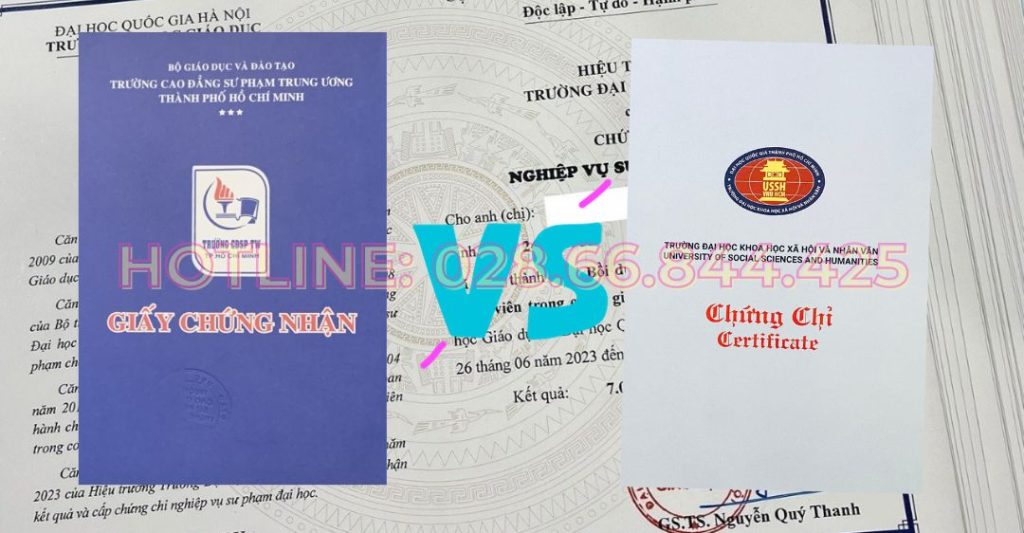 Chứng Chỉ Và Chứng Nhận Khác Nhau Thế Nào?