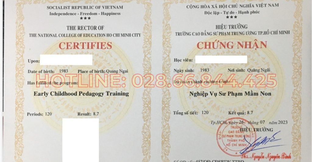 Đăng Ký Tham Gia Khóa Học Nghiệp Vụ Sư Phạm Mầm Non Ở Đâu Uy Tín