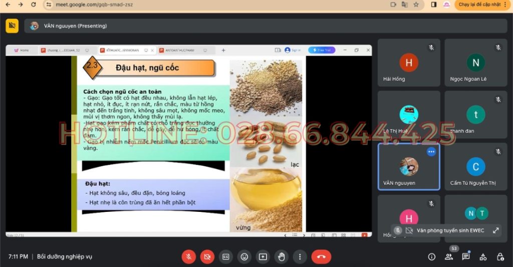 Nội Dung Học Cấp Dưỡng Tại Tphcm